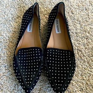Steve Madden feather studded flats - 8.5